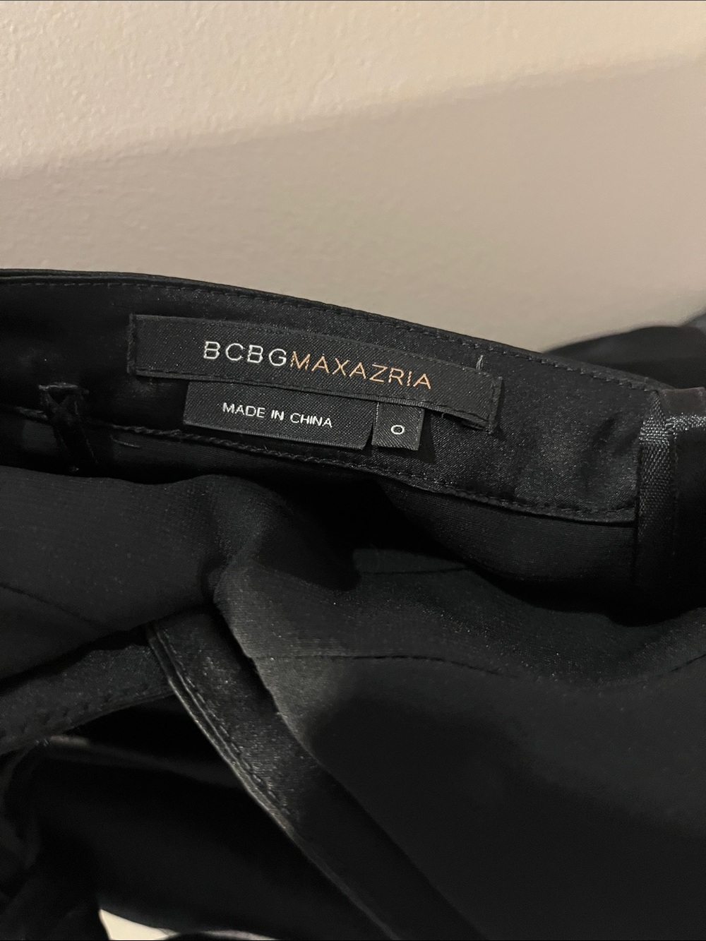 BCBGMaxAzria Black Halter Ruched Mini Dress - Picture 5 of 5